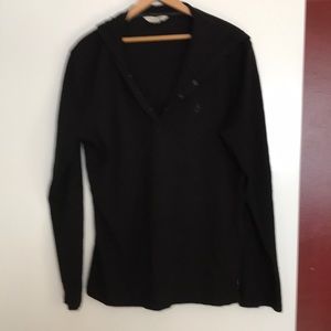 Calvin Klein hooded long sleeve tee